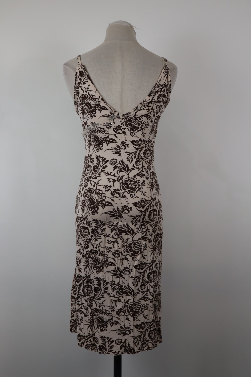 LIU JO VESTITO DONNA TG. 44 WOMAN CASUAL VINTAGE DRESS ABITO VISCOSA
