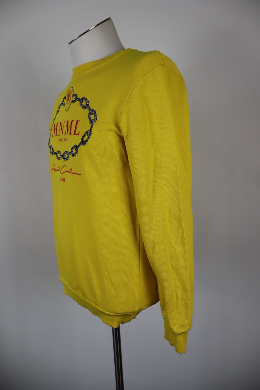 MINIMAL MNML COUTURE FELPA MAGLIA UOMO  S MAN SWEATSHIRT CASUAL VINTAGE COTONE