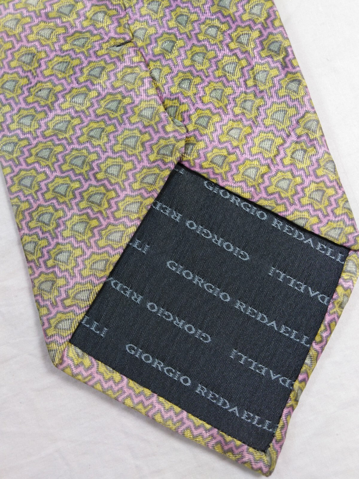 GIORGIO REDAELLI 100%  SILK TIE SETA CRAVATTA NECKTIE MADE IN ITALY