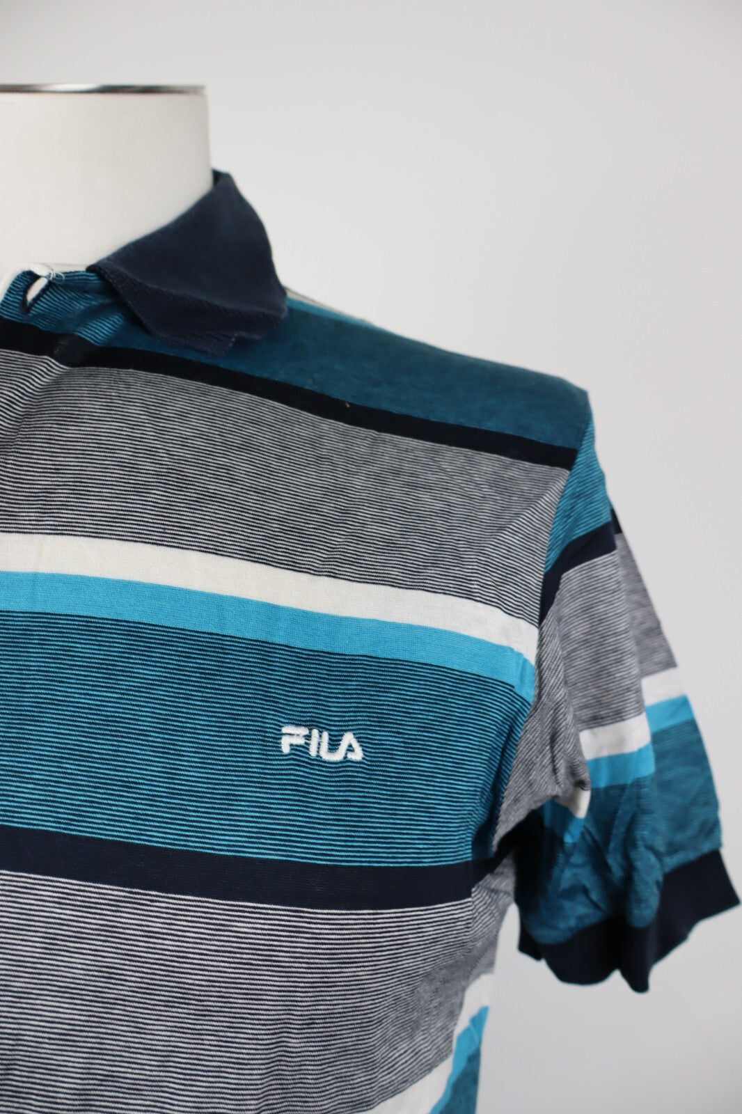 FILA POLO MAGLIA UOMO TG 48 MAN T-SHIRT CASUAL VINTAGE COTONE COTTON