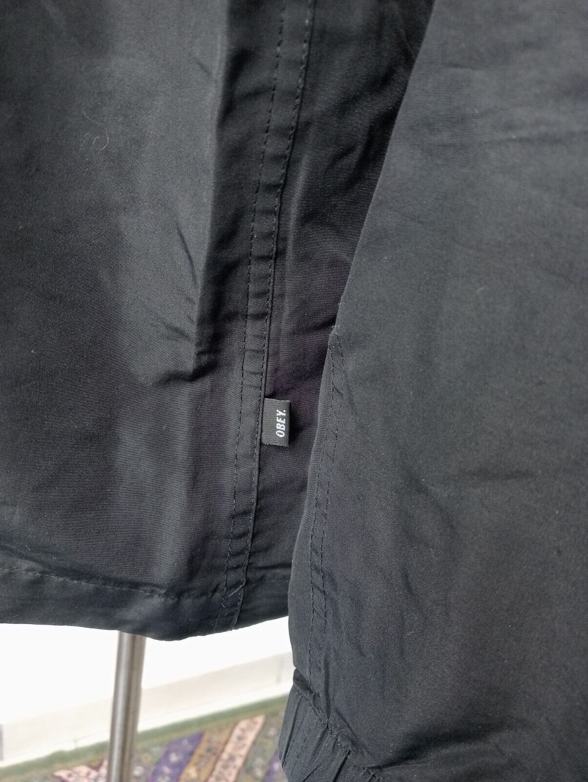 OBEY GIUBBINO LEGGERO UOMO L VINTAGE MAN VINTAGE CASUAL JACKET GIACCA A VENTO