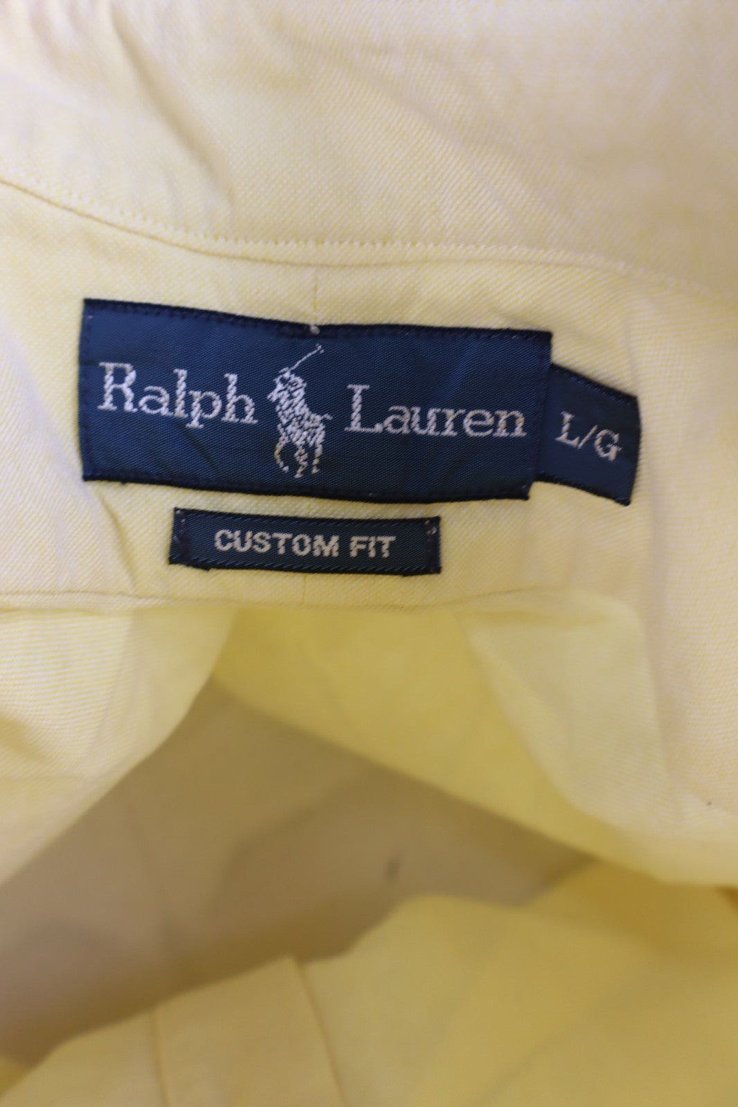 RALPH LAUREN CAMICIA UOMO TG. L MAN CASUAL VINTAGE SHIRT COTONE COTTON LOGO