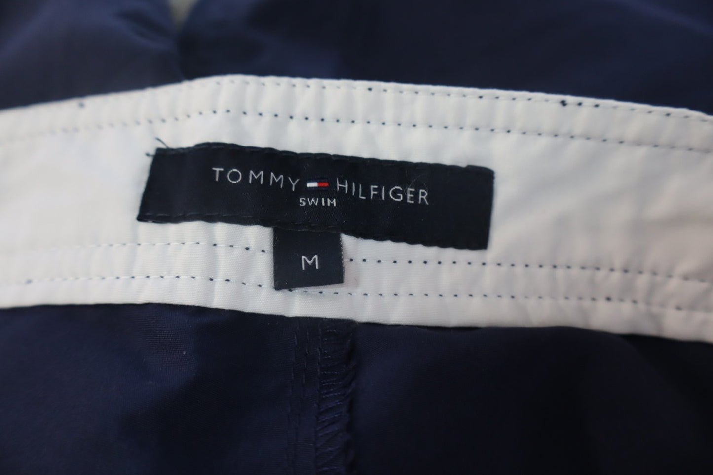 TOMMY HILFIGER COSTUME PANTALONCINO MARE UOMO M MEN SWIMSUIT VINTAGE CASUAL LOGO