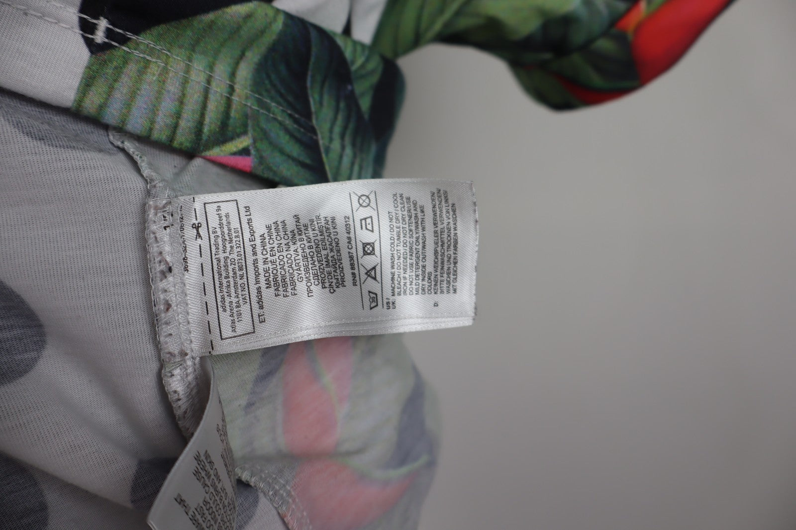 ADIDAS 3 STRIPES MAGLIA UOMO Tg I 46 T-SHIRT MAN CASUAL VINTAGE FLOREALI POIS