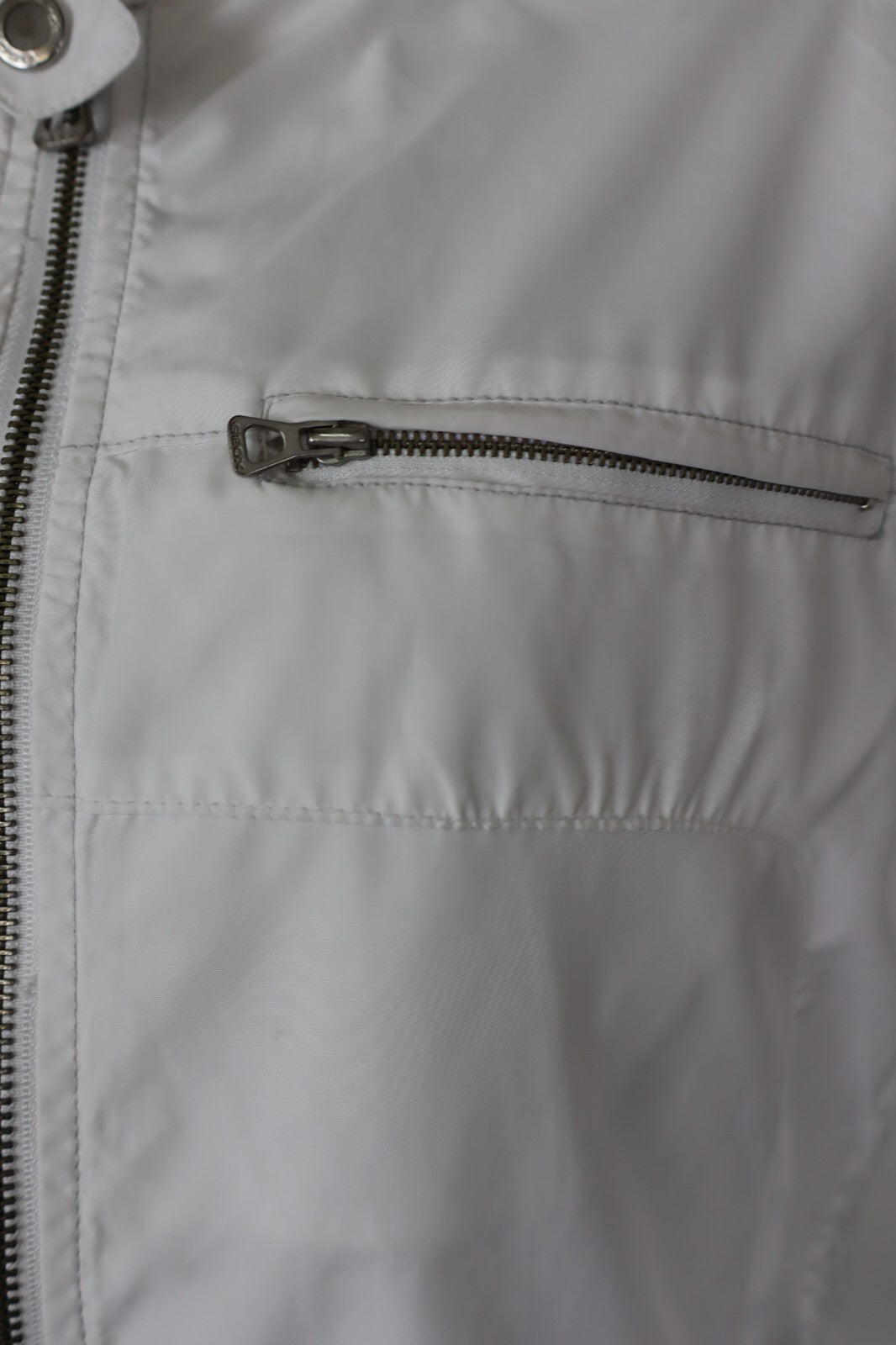 GEOX GIUBBINO SMANICATO GILET DONNA TG 50 WOMAN CASUAL JACKET VINTAGE