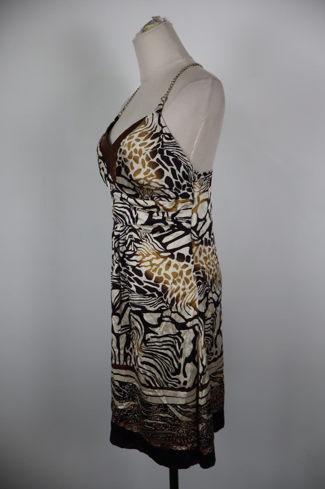 GUESS VESTITO ABITO DONNA TG. 42 WOMAN CASUAL VINTAGE DRESS SETA