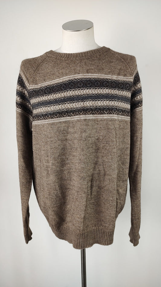 NAVIGARE MAGLIONE ALPACA VINTAGE UOMO Tg. 2XL MAN SWEATER CASUAL