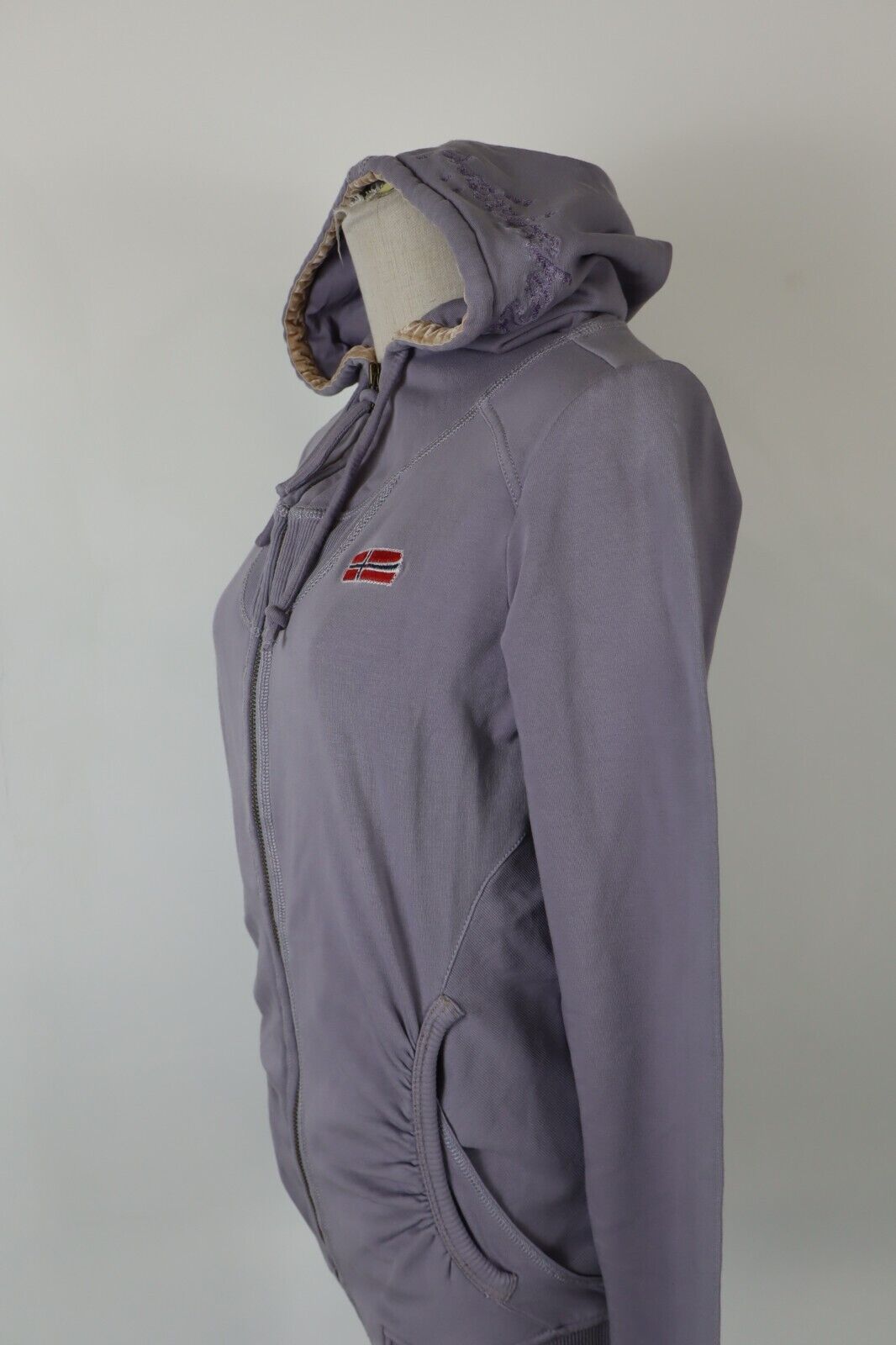 NAPAPIJRI FELPA DONNA Tg M WOMAN CASUAL VINTAGE SPORT SWEATSHIRT COTONE