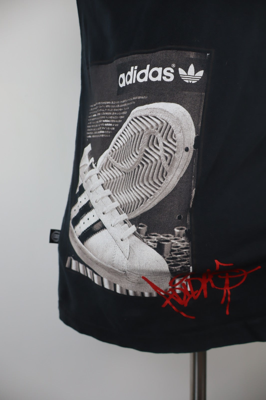 ADIDAS ORIGINALS MAGLIA UOMO TG S MAN T-SHIRT CASUAL VINTAGE COTONE  LOGO