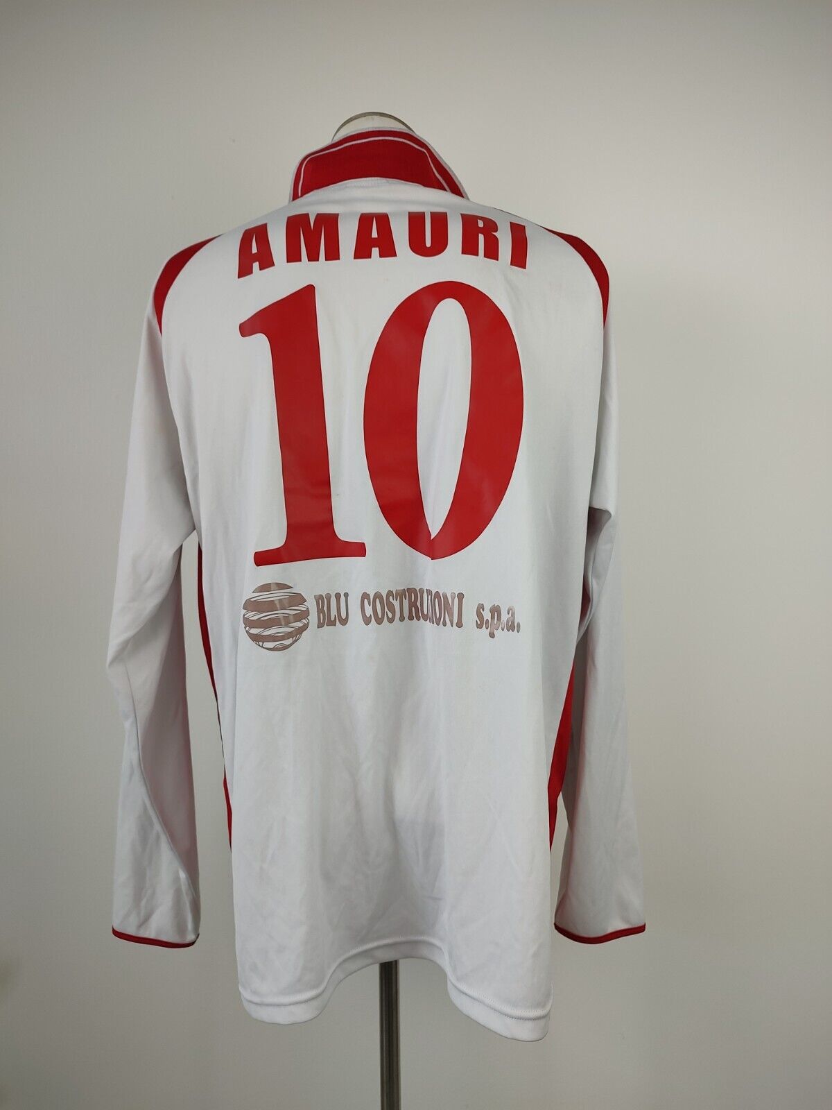 MACRON AMAURI N 10 MAGLIA CALCIO UOMO XL SOCCER TRIKOT MAN JERSEY ADDIO MANIERO