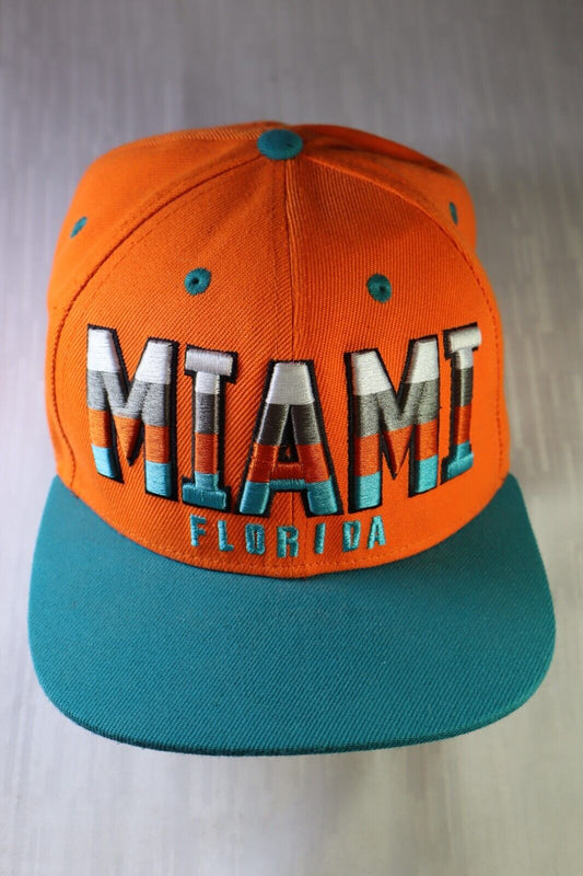 ESSENCIAL MIAMI FLORIDA CAPPELLO TAGLIA REGOLABILE BERRETTO MAN HAT CAP VINTAGE