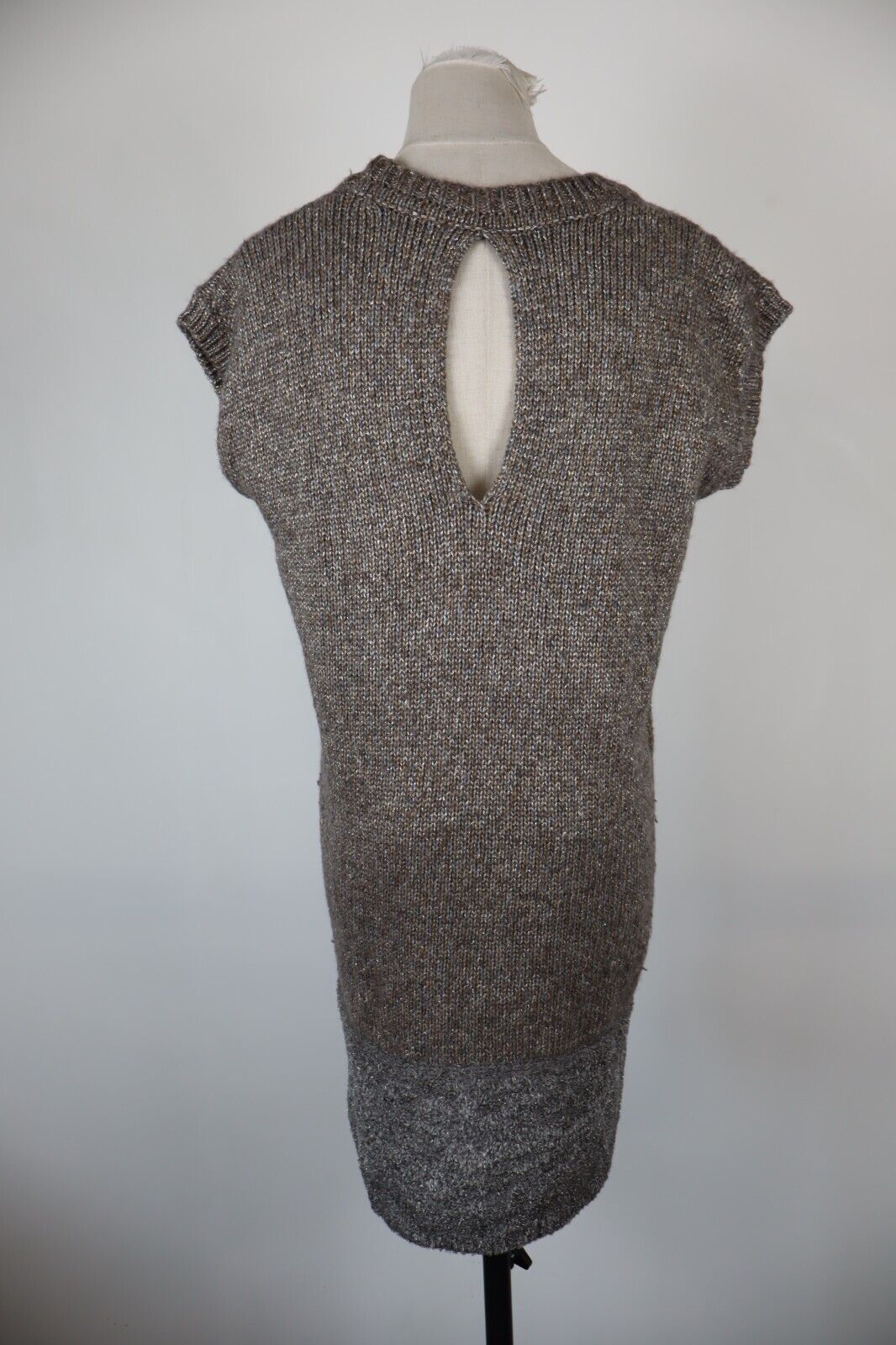 LIU JO JEANS VESTITO DONNA TG L WOMAN CASUAL VINTAGE DRESS ABITO LANA WOOL