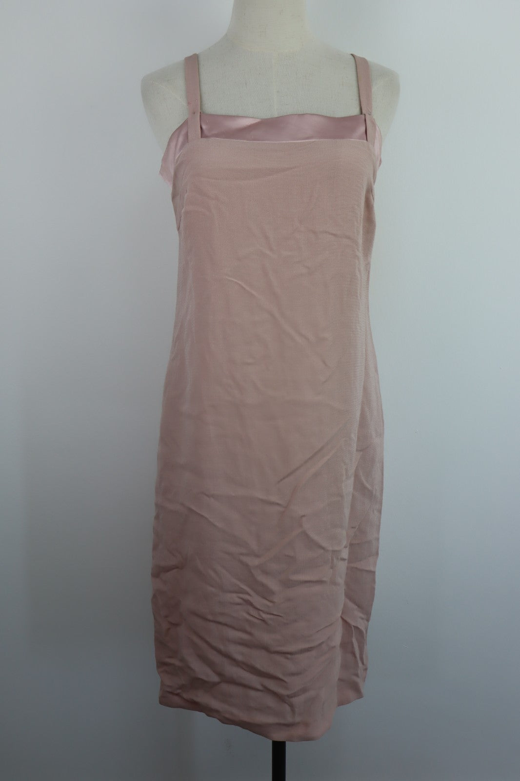 EMME MARELLA VESTITO SMANICATO DONNA ABITO TG 42 WOMAN CASUAL DRESS CUPRO