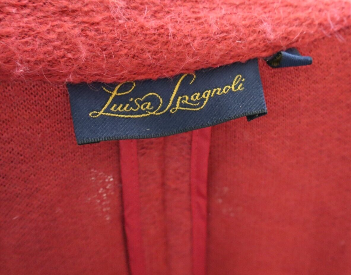 LUISA SPAGNOLI BLAZER GIACCA DONNA Tg 48 WOMAN CASUAL VINTAGE JACKET LANA WOOL