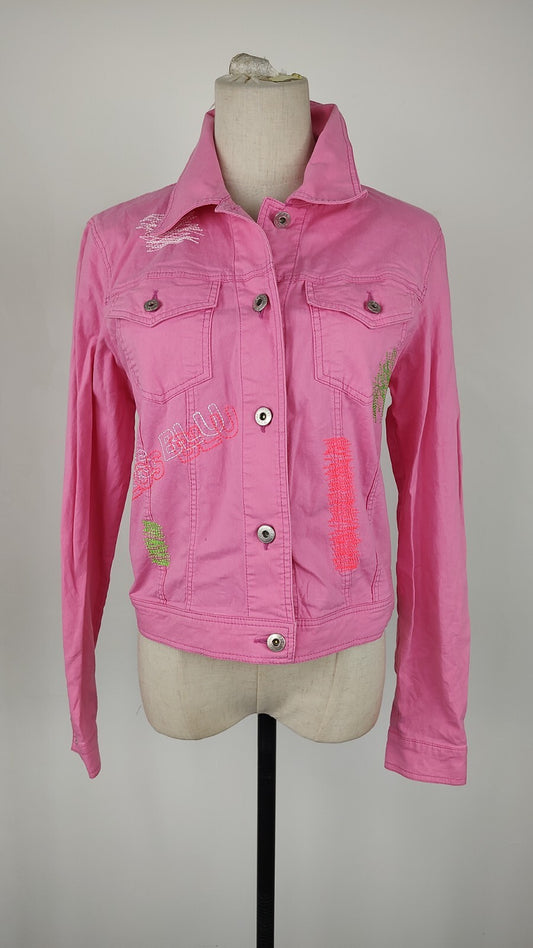 BLU BYBLOS GIUBBINO GIACCA  DONNA Tg. 42 WOMAN CASUAL JACKET VINTAGE