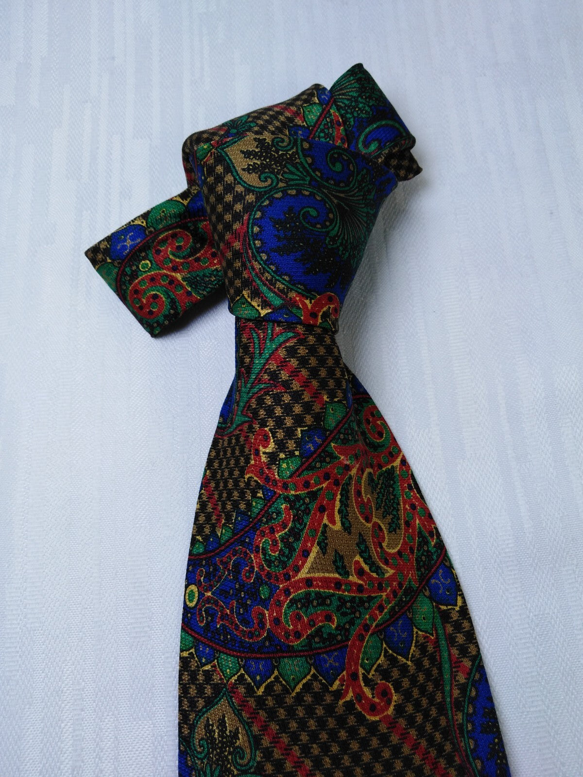 ENRICO COVERI 100% SILK TIE SETA CRAVATTA NECKTIE MADE IN ITALY CLASSIC