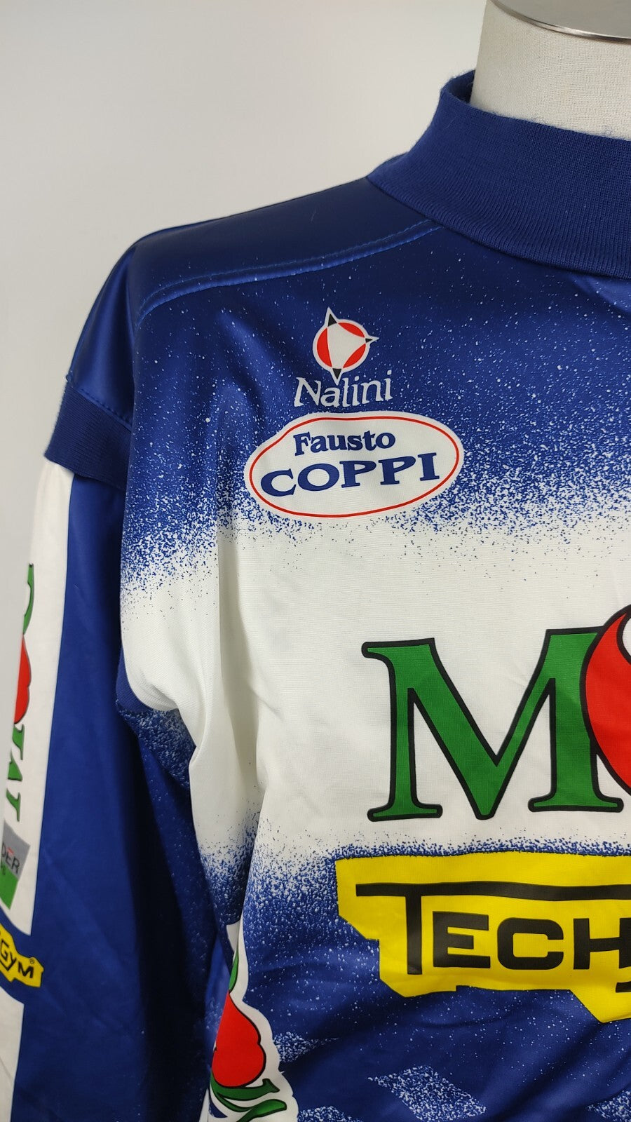 NALINI GIUBBINO IMBOTTITO SPORT CICLISMO UOMO TG. 7 MAN BIKERS VINTAGE JACKET