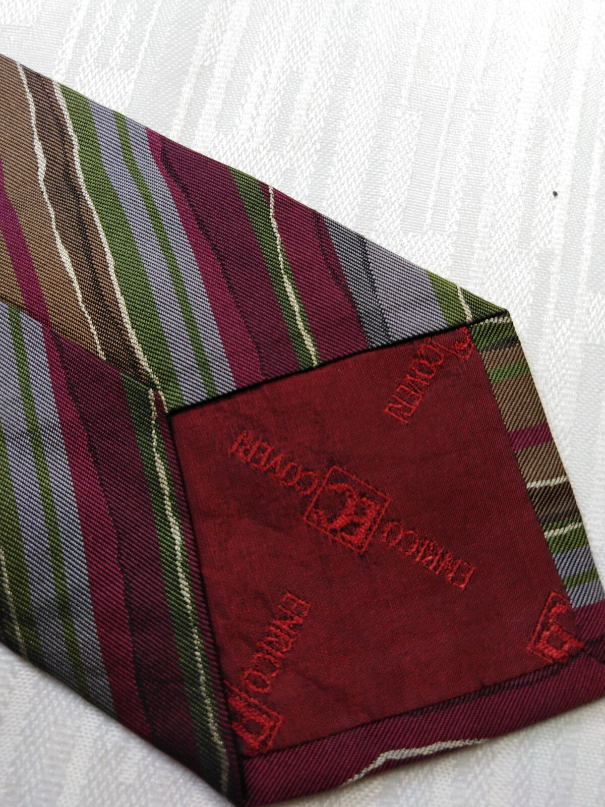 ENRICO COVERI 100% SILK TIE SETA CRAVATTA NECKTIE MADE IN ITALY CLASSIC