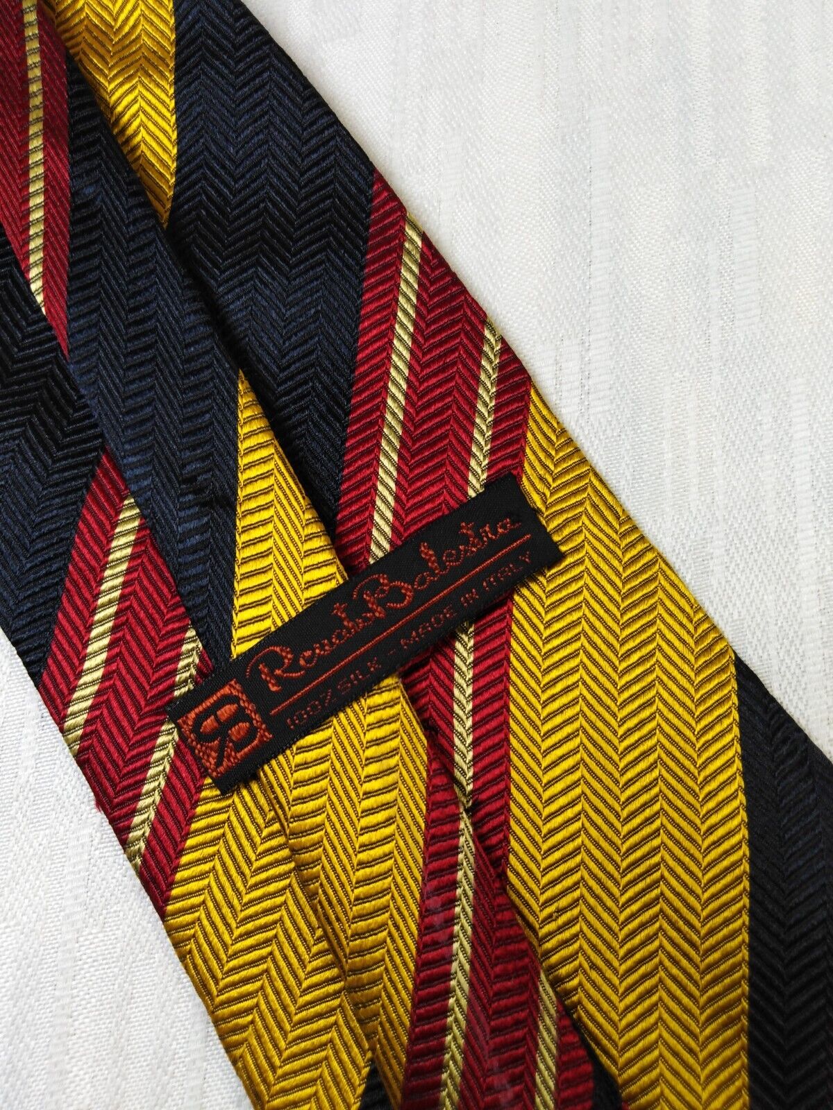 RENATO BALESTRA 100%  SILK TIE SETA CRAVATTA NECKTIE MADE IN ITALY