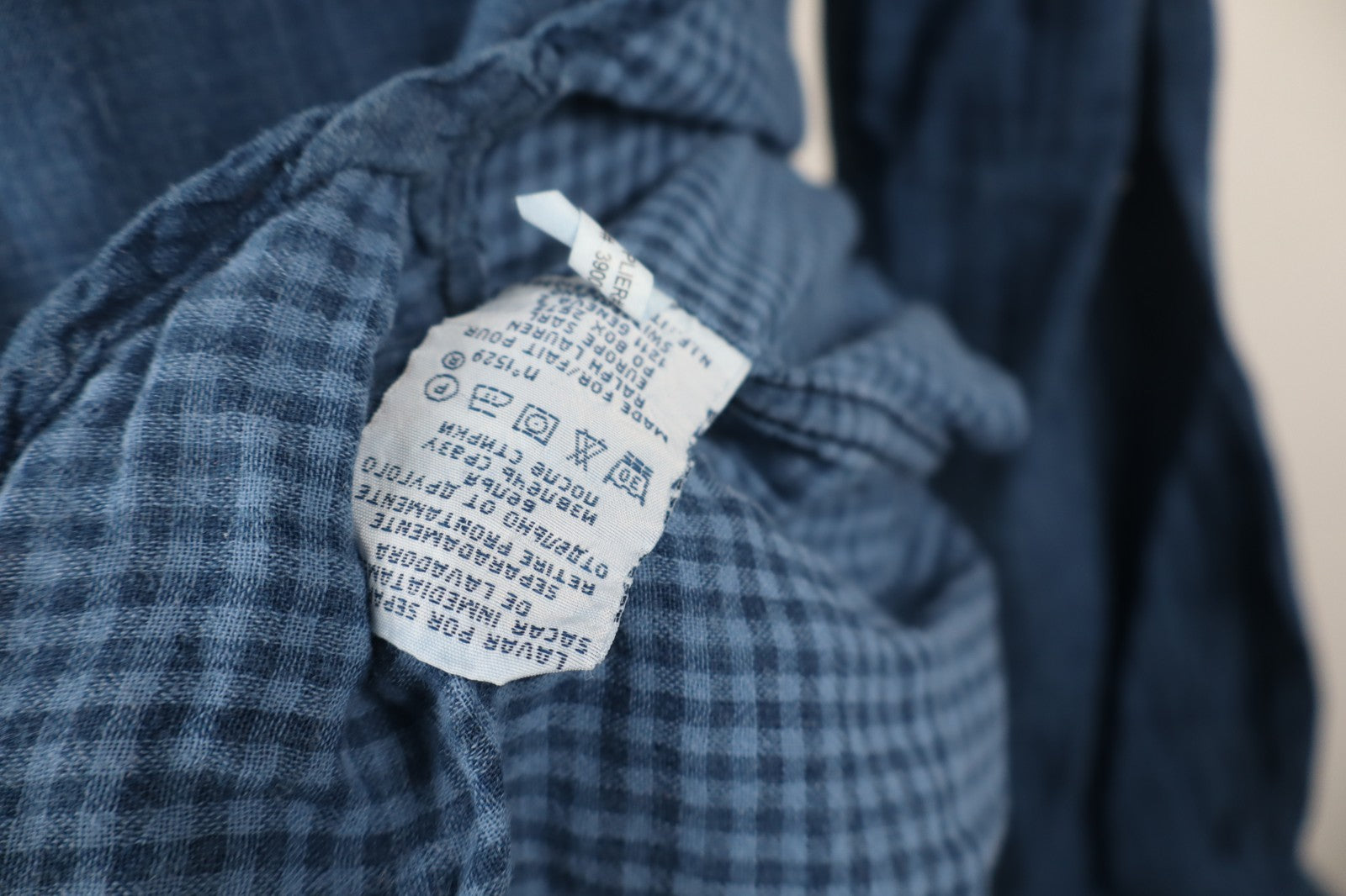 POLO RALPH LAUREN CAMICIA UOMO COTONE TG 2XL MAN CASUAL VINTAGE COTTON SHIRT