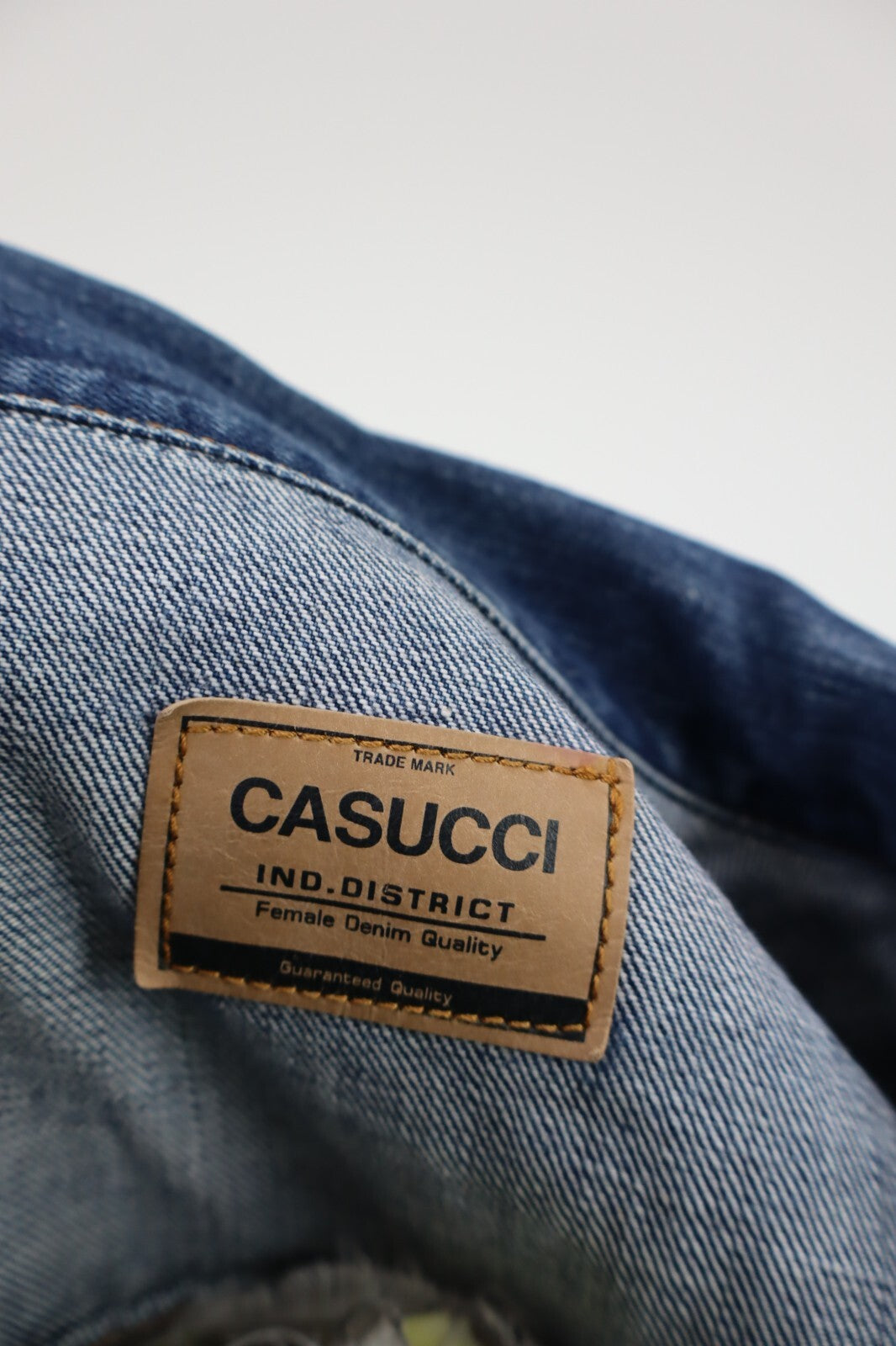 CASUCCI JEANS GIUBBINO DONNA Tg. XL WOMAN CASUAL JACKET COTONE DENIM