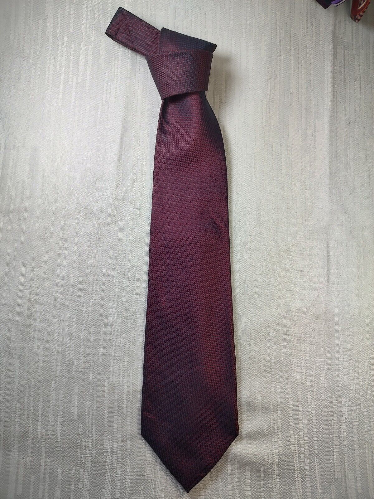 ROCCOBAROCCO 100% SILK TIE SETA CRAVATTA NECKTIE MADE IN ITALIA CLASSIC