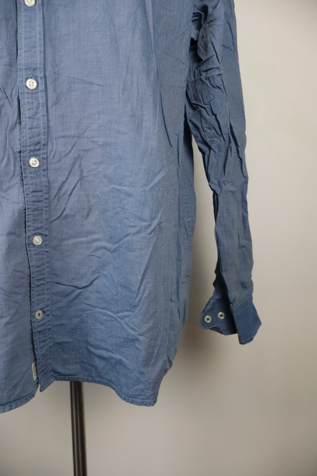 TOMMY HILFIGER CAMICIA UOMO COTONE TG. 2XL MAN CASUAL VINTAGE COTTON SHIRT