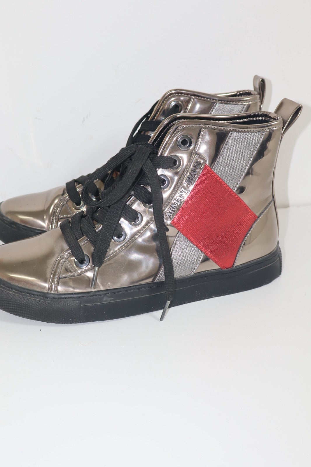 ARMANI JEANS SCARPE ANFIBI SHOES TG 37 / 6,5 SNEAKERS DONNA CASUAL