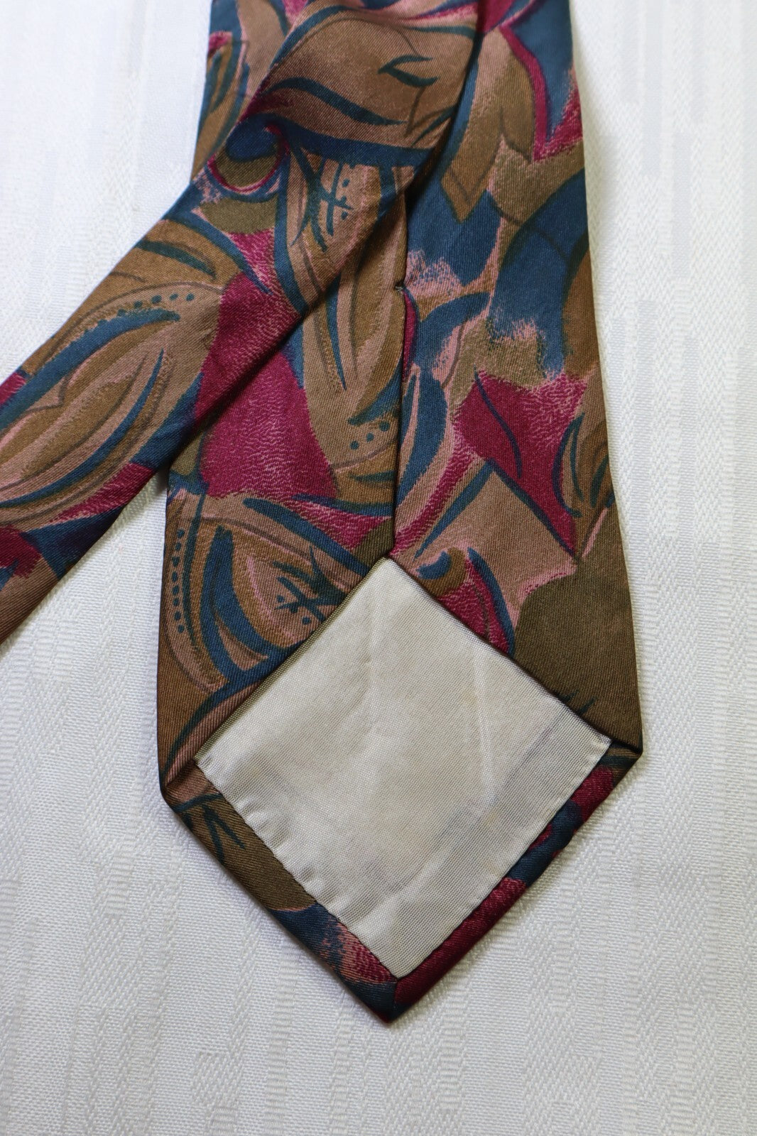MOSCHINO 100% SILK TIE SETA CRAVATTA NECKTIE MADE ITALY UOMO