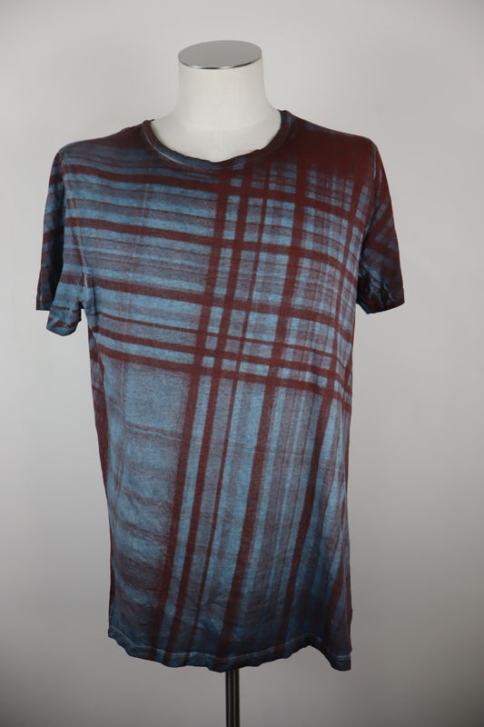 HUGO BOSS MAGLIA UOMO TG L MAN T-SHIRT CASUAL VINTAGE COTONE COTTON MANICA CORTA