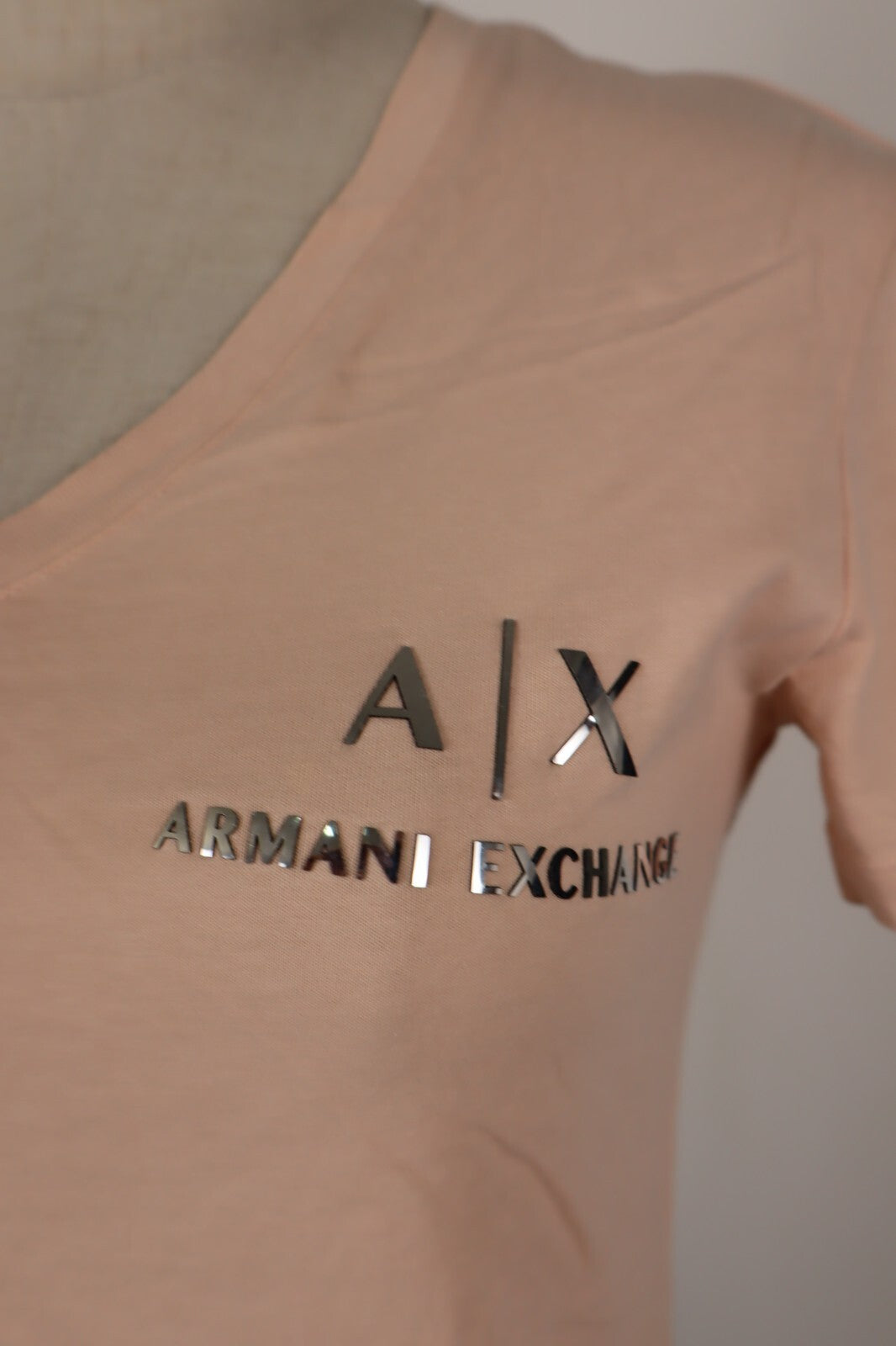 ARMANI EXCHANGE MAGLIA DONNA TG XS WOMAN CASUAL VINTAGE TOP T-SHIRT COTONE