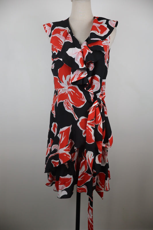 LIU JO VESTITO SMANICATO DONNA TG. 44 WOMAN CASUAL VINTAGE DRESS ABITO LOGO