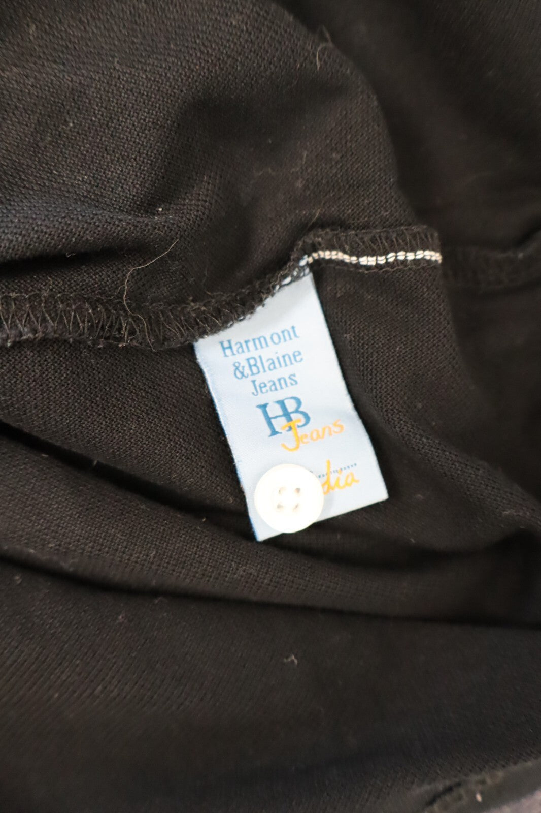 HARMONT & BLAINE JEANS MAGLIA POLO UOMO TG L MAN CASUAL VINTAGE COTONE