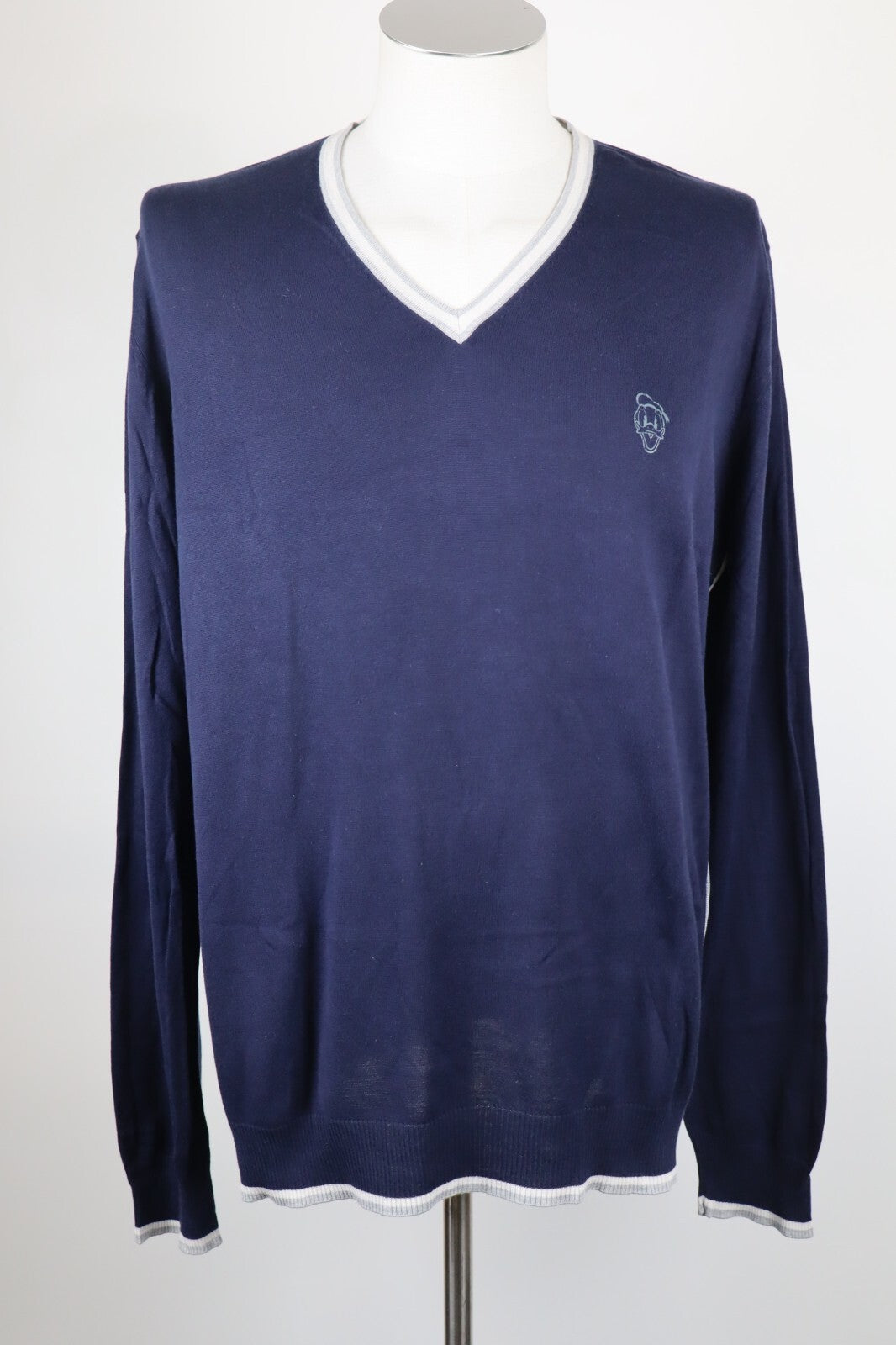 ICEBERG PAPERINO DONALD DUCK MAGLIONE SETA COTONE VINTAGE UOMO TG 4XL SWEATER