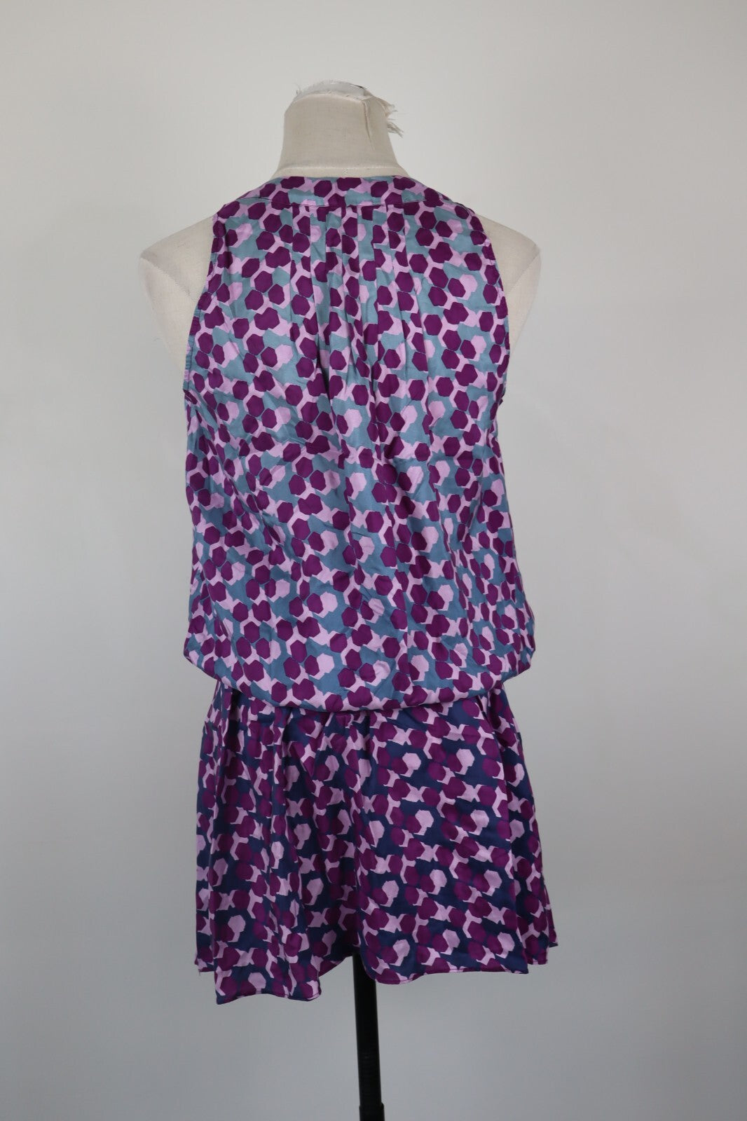 LIU JEANS BY LIU JO VESTITO DONNA TG 42 WOMAN CASUAL VINTAGE DRESS SETA