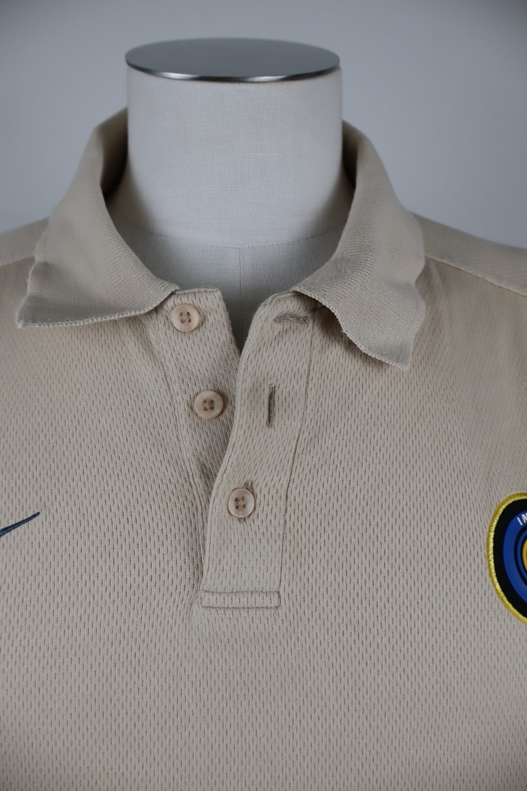 NIKE INTER MAGLIA POLO UOMO TG. L MAN POLO SHIRT CASUAL VINTAGE CON BOTTONI