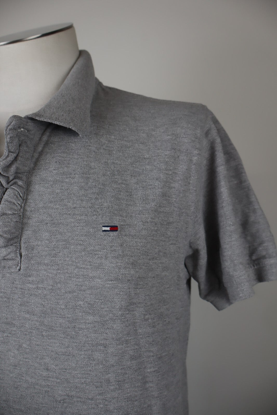 TOMMY HILFIGER DENIM MAGLIA POLO UOMO TG. L MAN T-SHIRT CASUAL VINTAGE