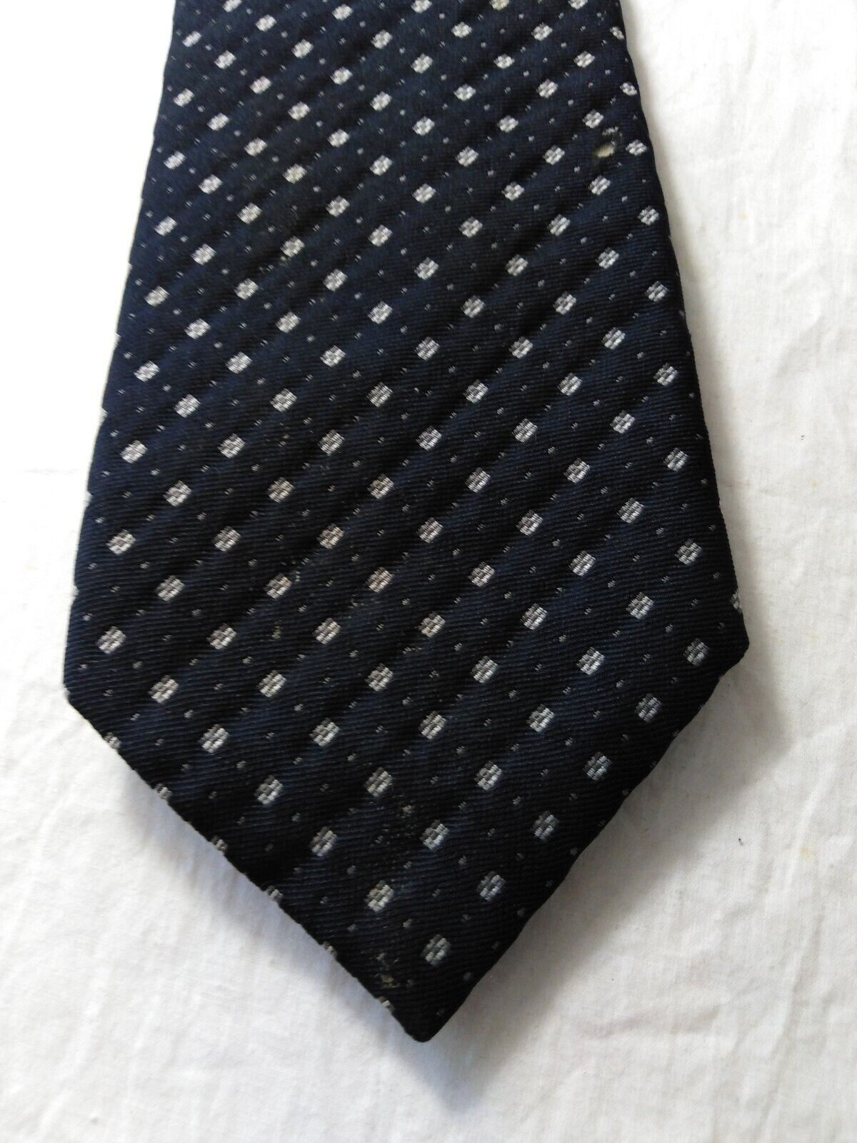 COBI STORY  100%  SILK TIE SETA CRAVATTA SELF TIPPED NECKTIE MADE IN ITALY