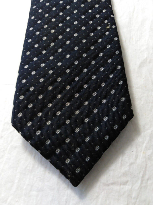 COBI STORY  100%  SILK TIE SETA CRAVATTA SELF TIPPED NECKTIE MADE IN ITALY
