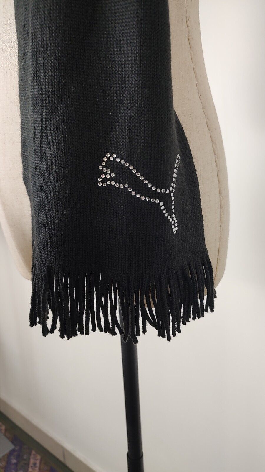 PUMA SCIARPA UOMO DONNA WOMAN MAN VINTAGE CASUAL SCARF LANA