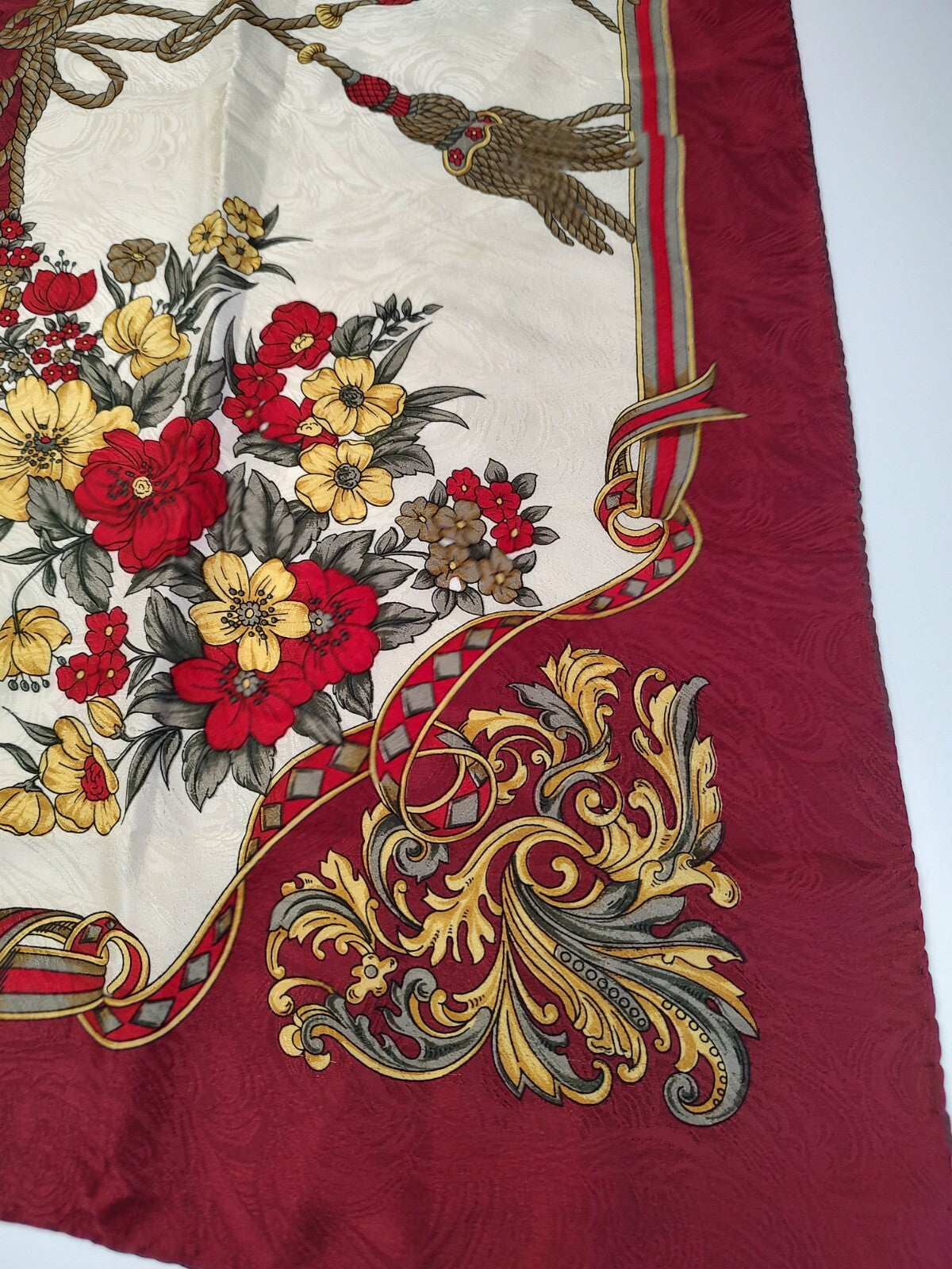 FOULARD 100% SILK SETA SCARVES SCARF SQUARE MADE ITALY