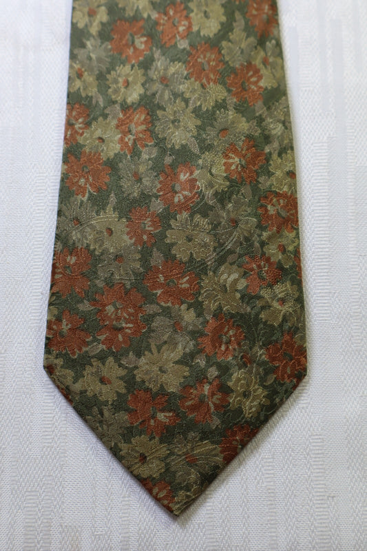 LANCOME PARIS 100% SETA SILK TIE CRAVATTA NECKTIE VINTAGE CLASSIC ITALY