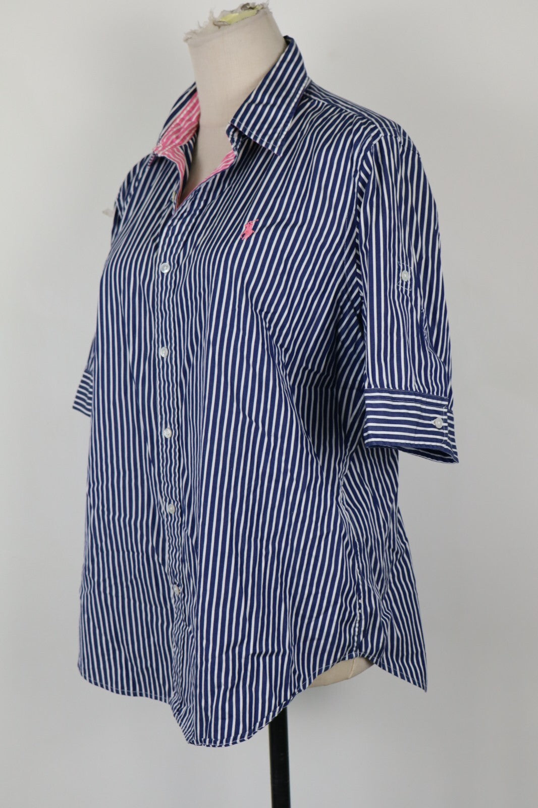RALPH LAUREN POLO GOLF CAMICIA DONNA TG 14 WOMAN SHIRT CASUAL VINTAGE COTONE