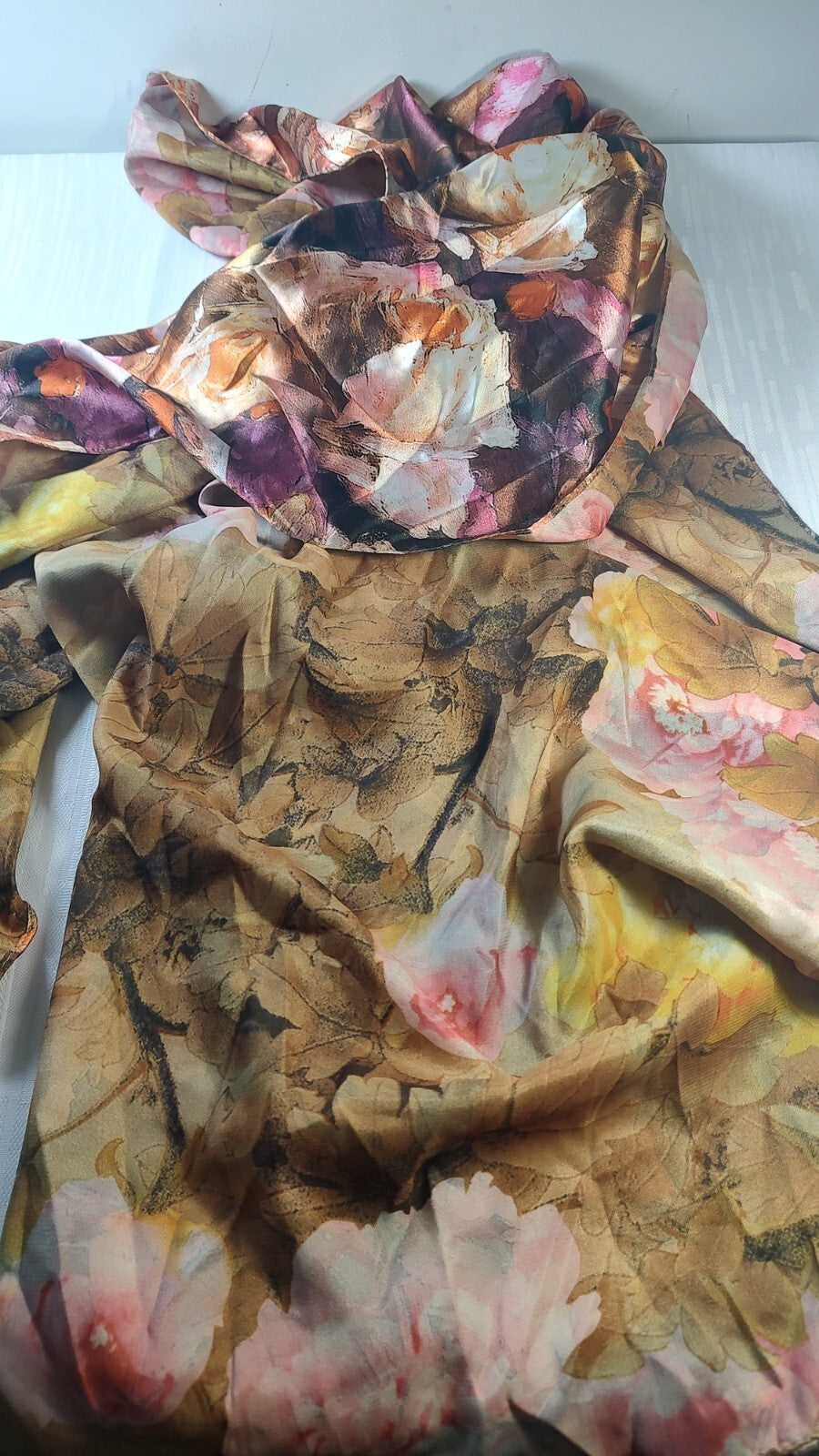 FOULARD SILK SCARVES SCARF RECTANGLE SETA MADE IN ITALY