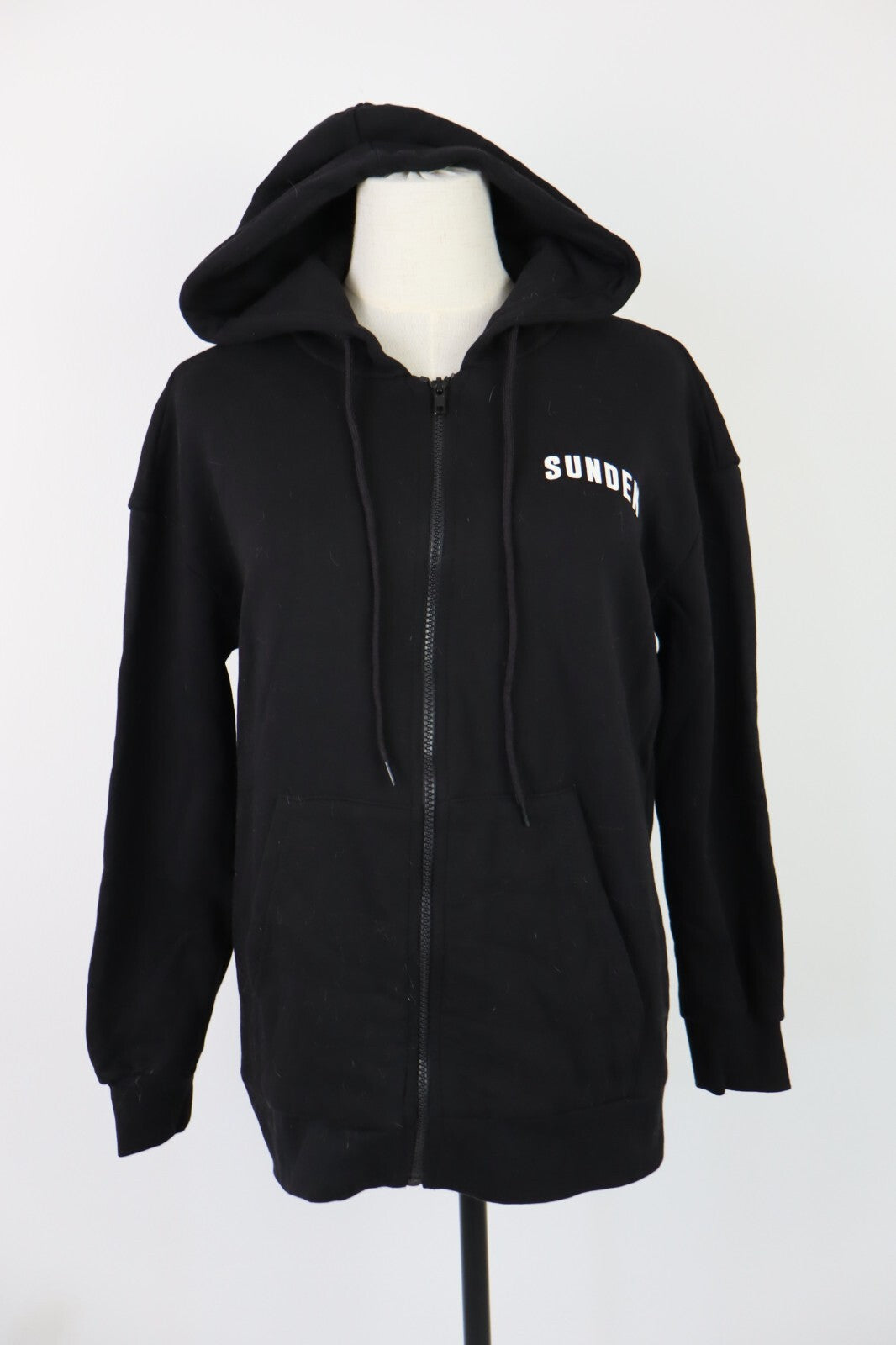 SUNDEK FELPA CON ZIP DONNA Tg XS WOMAN CASUAL VINTAGE SPORT SWEATSHIRT