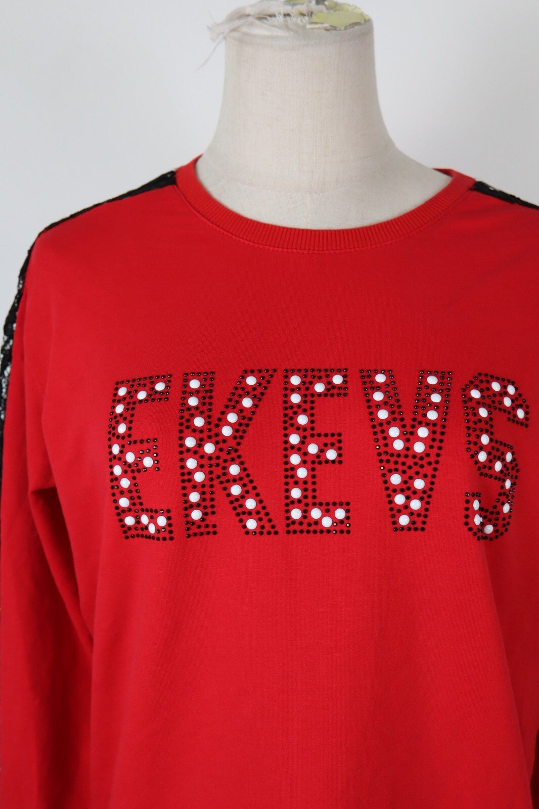 ERICK EVANS MAGLIA DONNA TG. XL WOMAN CASUAL VINTAGE TOP T-SHIRT COTONE COTTON