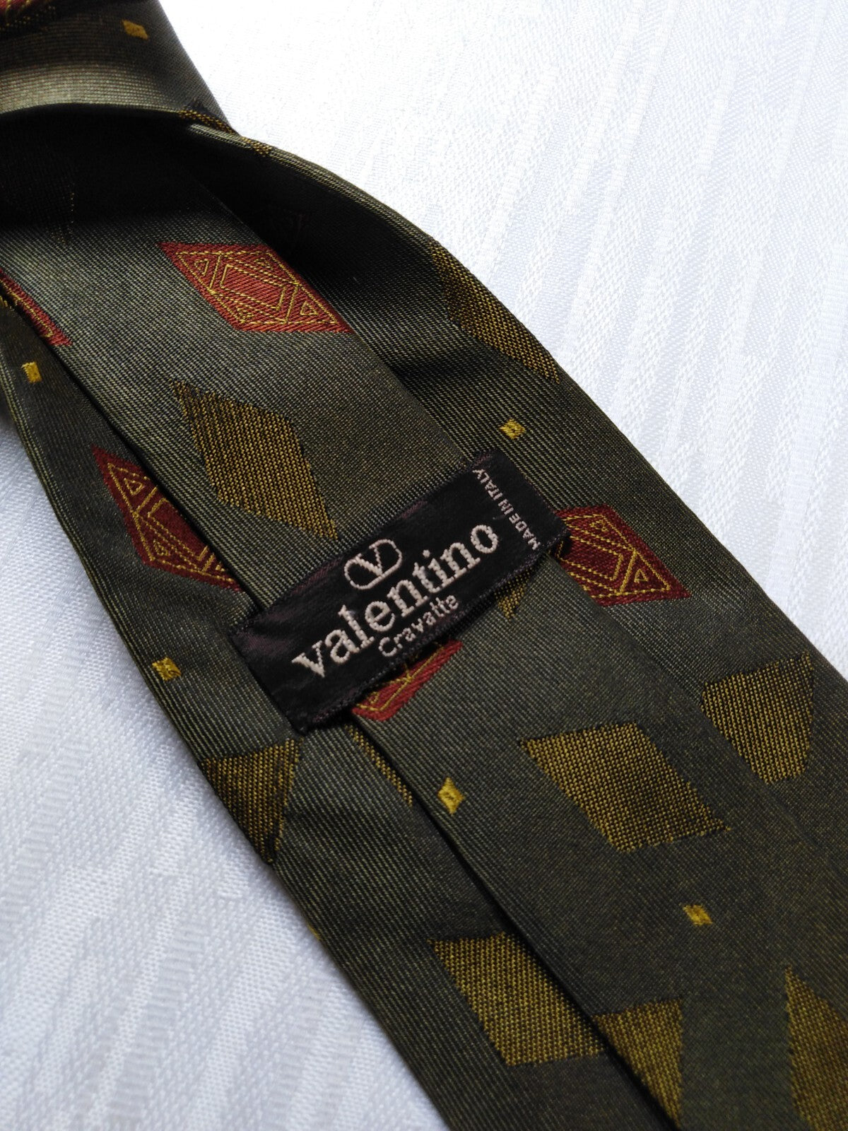VALENTINO 100% SILK TIE SETA CRAVATTA NECKTIE MADE IN ITALIA CLASSIC