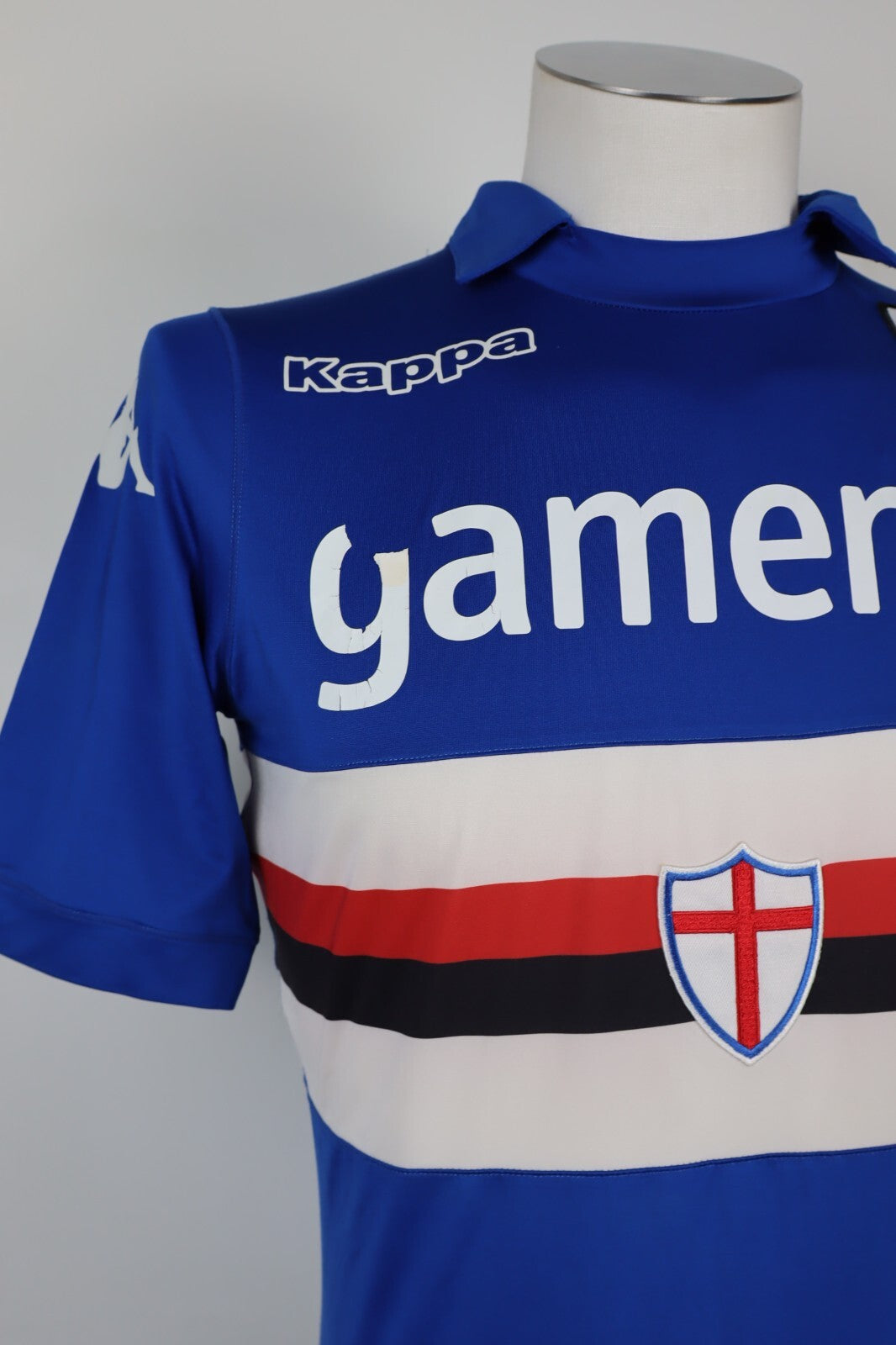 KAPPA SAMPDORIA MAGLIA CALCIO Tg S UOMO MAN T-SHIRT SOCCER SPORT GABBIADINI N 11