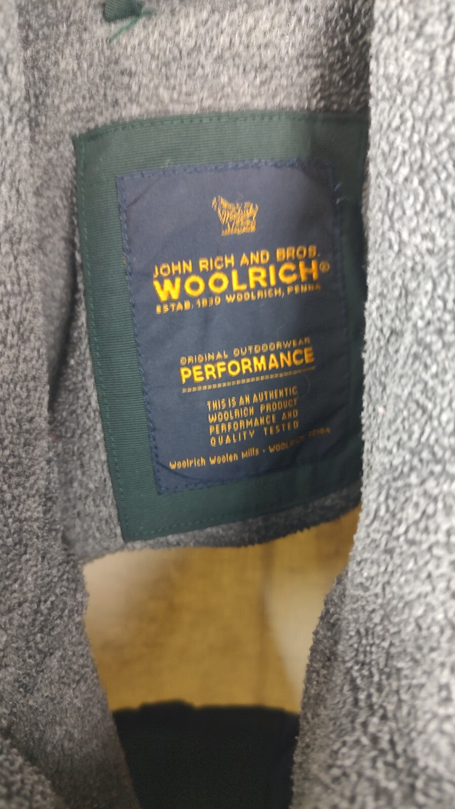 WOOLRICH GIUBBINO IMBOTTITO UOMO Tg M MAN CASUAL VINTAGE JACKET