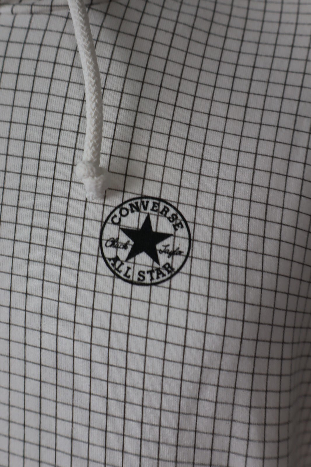 CONVERSE ALL STAR FELPA CAPPUCCIO COTONE UOMO Tg L MAN JACKET SWEATSHIRT VINTAGE